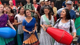 Hare Krishna kirtan by Kishori Yatra at Boston Ratha Yatra 2019 [upl. by Nuahsal]