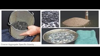 Specific gravity of Coarse aggregates [upl. by Esikram55]