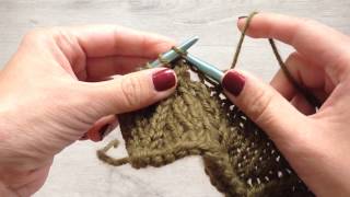 Twist Stitch Technique Right and Left Twist [upl. by Lenore4]