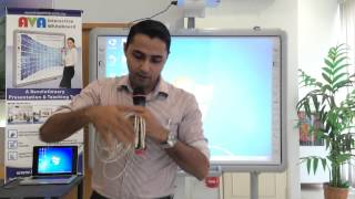 AVA Interactive Whiteboard tutorial 1 Hardware Setup [upl. by Nodnyl]