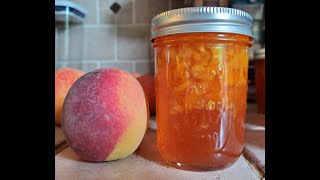 Peach Jam  EASY beginners guide to canning peach jam [upl. by Damian]