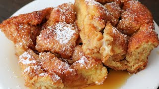 Easy Baked French Toast Casserole Recipe  Delicious and Simple Breakfast [upl. by Cralg185]