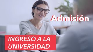 Consejos para la entrevista de ingreso a la Universidad [upl. by Ymmaj]