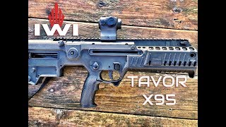 Review IWI Tavor X95  186 inch barrel version [upl. by Eriam904]