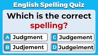 Spelling Quiz  CAN YOU SCORE 2020  Part 36 [upl. by Enelrad44]