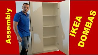 IKEA DOMBAS wardrobe assembly [upl. by Ecinahc]