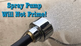 How To Prime A Sprayer [upl. by Ahso137]