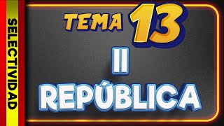 🇪🇸 La II República 19311936 🌐 HISTORIA de ESPAÑA [upl. by Eustasius]