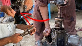 Hino Steering Gear Box Rebuild How to Repair Gear Box  Amazing Work [upl. by Peh194]