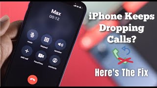 Fixed  iPhone Keeps Dropping Calls after new Update [upl. by Yrelav]