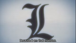 Ls quotMonsterquot Speech  Death Note subbed [upl. by Llyrehc]