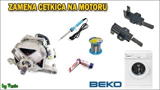 Zamena cektica na motoru ves masine BEKO [upl. by Ramo592]