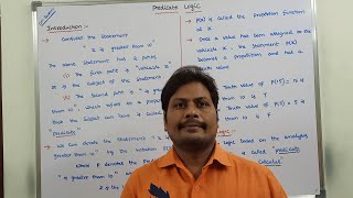 PART1 INTRODUCTION TO PREDICATE LOGIC  PREDICATE CALCULUS  PREDICATE  M PLACE PREDICATE [upl. by Nicko524]