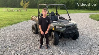 2021 Polaris Ranger 150 kid review [upl. by Vaas]