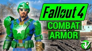 FALLOUT 4 How To Get FULL SET of COMBAT ARMOR Level 10 Early Game Locations [upl. by Denby925]