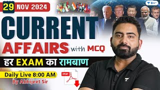 29 November Current Affairs 2024  Current Affairs Today  Current Affairs by Abhijeet Sir [upl. by Aurel]