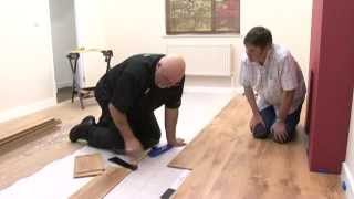 How To Lay a New Laminate Floor [upl. by Elleinaj946]