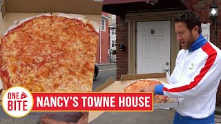 Barstool Pizza Review  Nancys Towne House Rahway NJ [upl. by Ahtar]