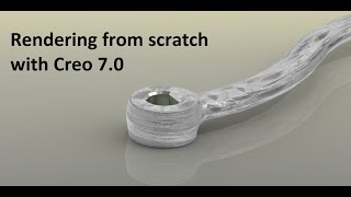 Creo 7 Rendering process from beginning to end  Creo Tutorial [upl. by Naasah873]