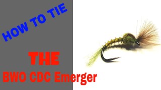 How To Tie A Blue Winged Olive CDC Emerger [upl. by Samoht]