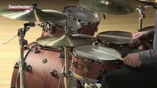 DW Collectors Series Mahogany Jazz 6piece Kit Review by Sweetwater Sound [upl. by Adleremse591]