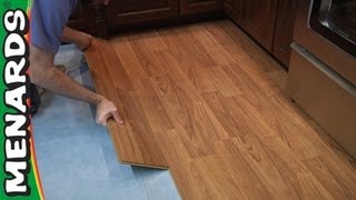 How To Install Laminate Flooring  Menards [upl. by Katz]