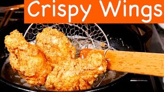 Crispy Fried Chicken Wings Recipe [upl. by Lib]