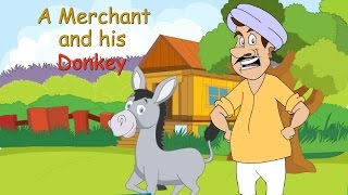 A Merchant and his Donkey  English  Short Stories for Kids  Toonzee TV [upl. by Austen]