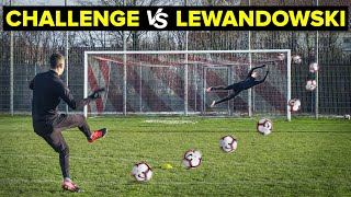 Shooting challenge  Lewandowski vs Unisport [upl. by Burnaby]