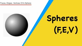 Spheres How Many Faces Edges And Vertices Does A Sphere Have 3D Shape Properties [upl. by Shepard]