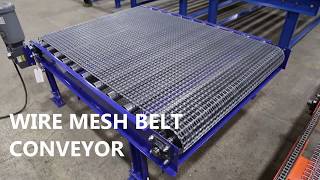 Wire Mesh Belt Conveyor [upl. by Hochman]