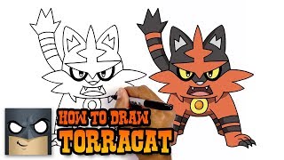 How to Draw Torracat  Pokemon  Awesome StepbyStep Tutorial [upl. by Airod]