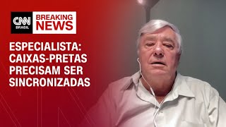 Especialista Caixaspretas precisam ser sincronizadas  AGORA CNN [upl. by Aivatal]