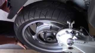 Honda ST 1300 How to fix a flat tire rear [upl. by Kowal916]