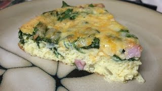 Easy and Delicious Crustless Quiche Recipe [upl. by Oinotnaocram]