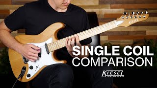 Kiesel Guitars Single Coil Pickup Comparison [upl. by Seldan467]