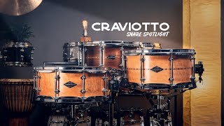 Snare Spotlight Craviotto Steam Bent Snare Drums [upl. by Sumner]