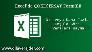 Excel Eğer ve Eboşsa formülleri Excel fonksiyonları 513video  Ömer BAĞCI [upl. by Tchao132]