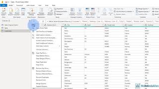 Removing Duplicate Records in the Microsoft Power BI Query Editor [upl. by Nylzaj734]