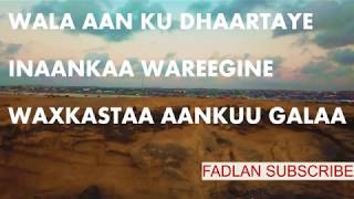 LYRICS HEES WARER CAWO WAA LOO WAABARISTA RIWADI NAXDIN IYO NASIIBOfficial Audio [upl. by Ynattyrb]