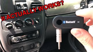 8 Bluetooth Cheap Aux Port BLUETOOTH ADAPTER quotReviewquot [upl. by Ettennahs341]