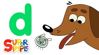 The Letter D  Learn The Alphabet  Super Simple ABCs [upl. by Idas761]