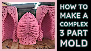 How to Make a Complex 3 Part Silicone Mold [upl. by Zolner]