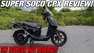 Super Soco CPX Electric Scooter Review [upl. by Ijan]