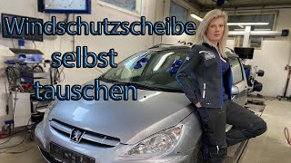 Windschutzscheibe selbst tauschen [upl. by Elleirb]