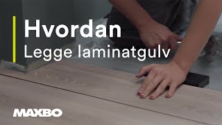 Hvordan legge laminatgulv [upl. by Kcirdla354]