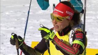 Damen Massenstart Biathlon WM 2017 HochfilzenHD [upl. by Airamana]