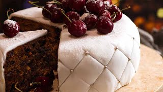 Christmas Cake  EASY moist fruit cake [upl. by Albright572]