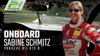 Sabine Schmitz  Onboard  Porsche 911 GT3 R  Frikadelli Racing Team  VLN 2014 [upl. by Rebeka437]