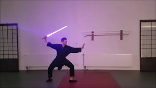 Lightsaber Form III Soresu  Basics [upl. by Bamby]